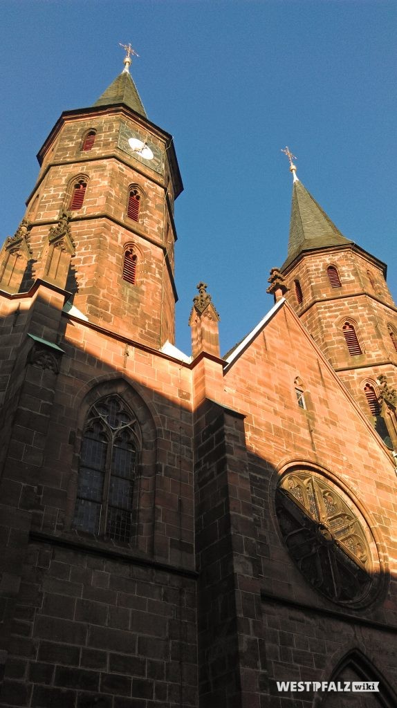 Stiftskirche in Kaiserslautern.