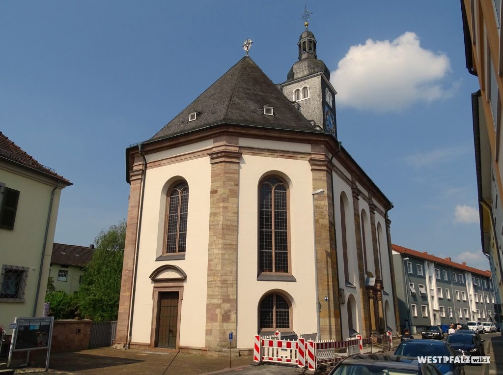 Ost-Front der Karlskirche in Zweibrücken