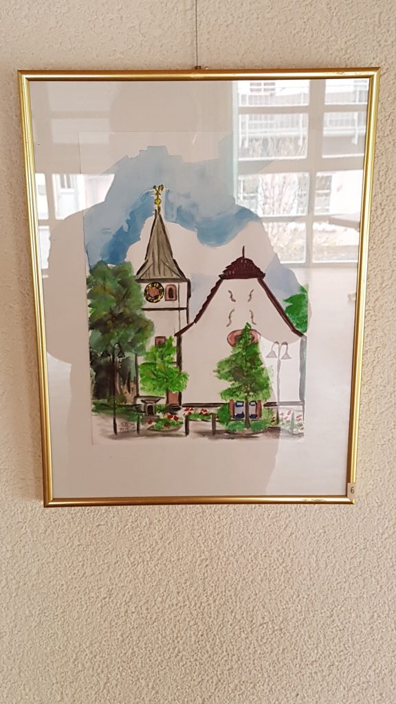 Gemälde der Protestantischen Kirche Niedermoschel