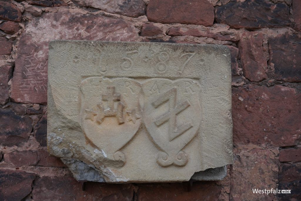 Inschrift mit Jahreszahl am Casimirschloss