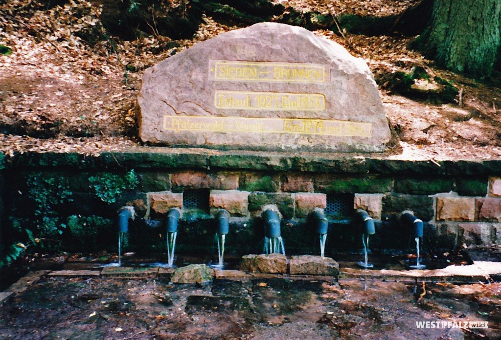 Ritterstein Nr. 188 mit der Inschrift "Siebenbrunnen"