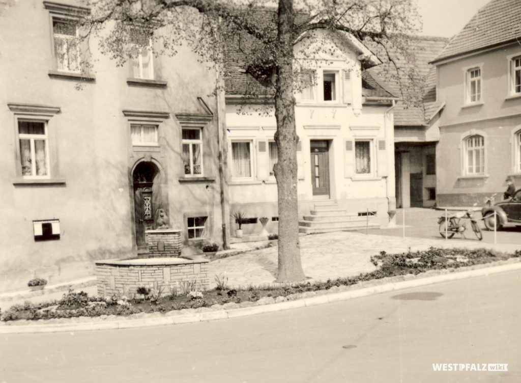 Poststation im Jahr 1950