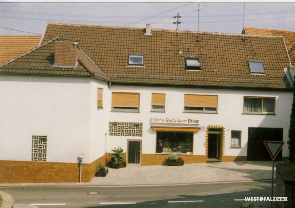Bäckerei Braun in den 1980er Jahren