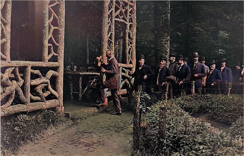 Besuch des Kronprinzen im Jahr 1891