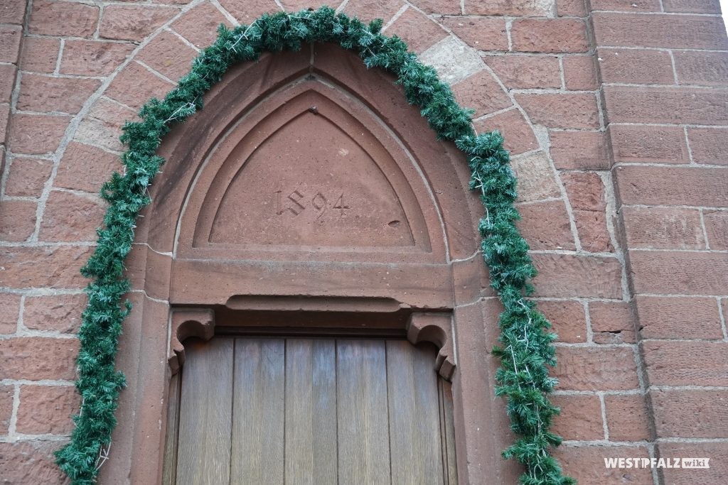 Türinschrift im Glockenturm in Kottweiler