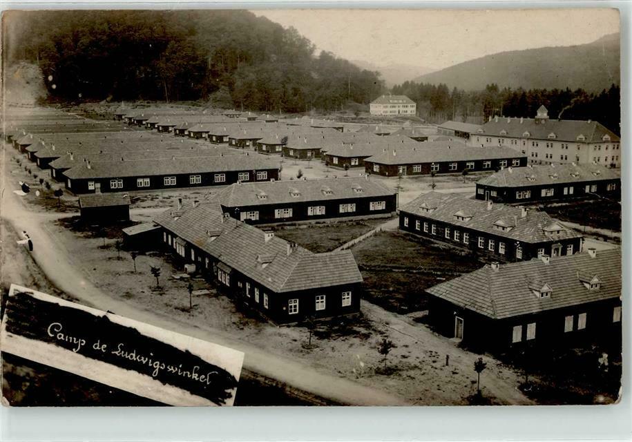 Postkarte des ehemaligen „Camp de Ludwigswinkel“ im Jahr 1927