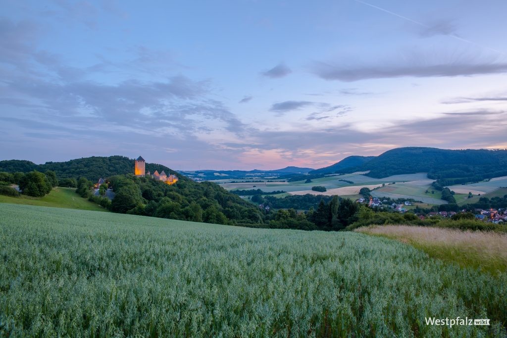 Landschaft um die Burg Lichtenberg