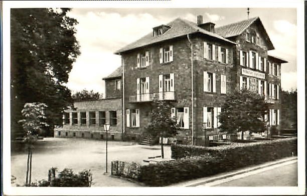 Das Waldhotel im Jahr 1954