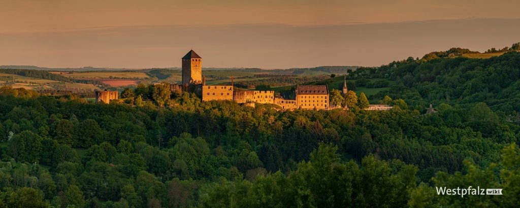 Das Burgpanorama der Burg Lichtenberg