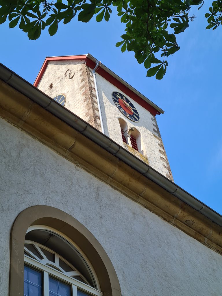Detailaufnahme des Glockenturms